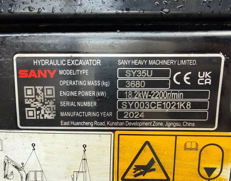 SANY  SY35U ***FULL EQUIP***